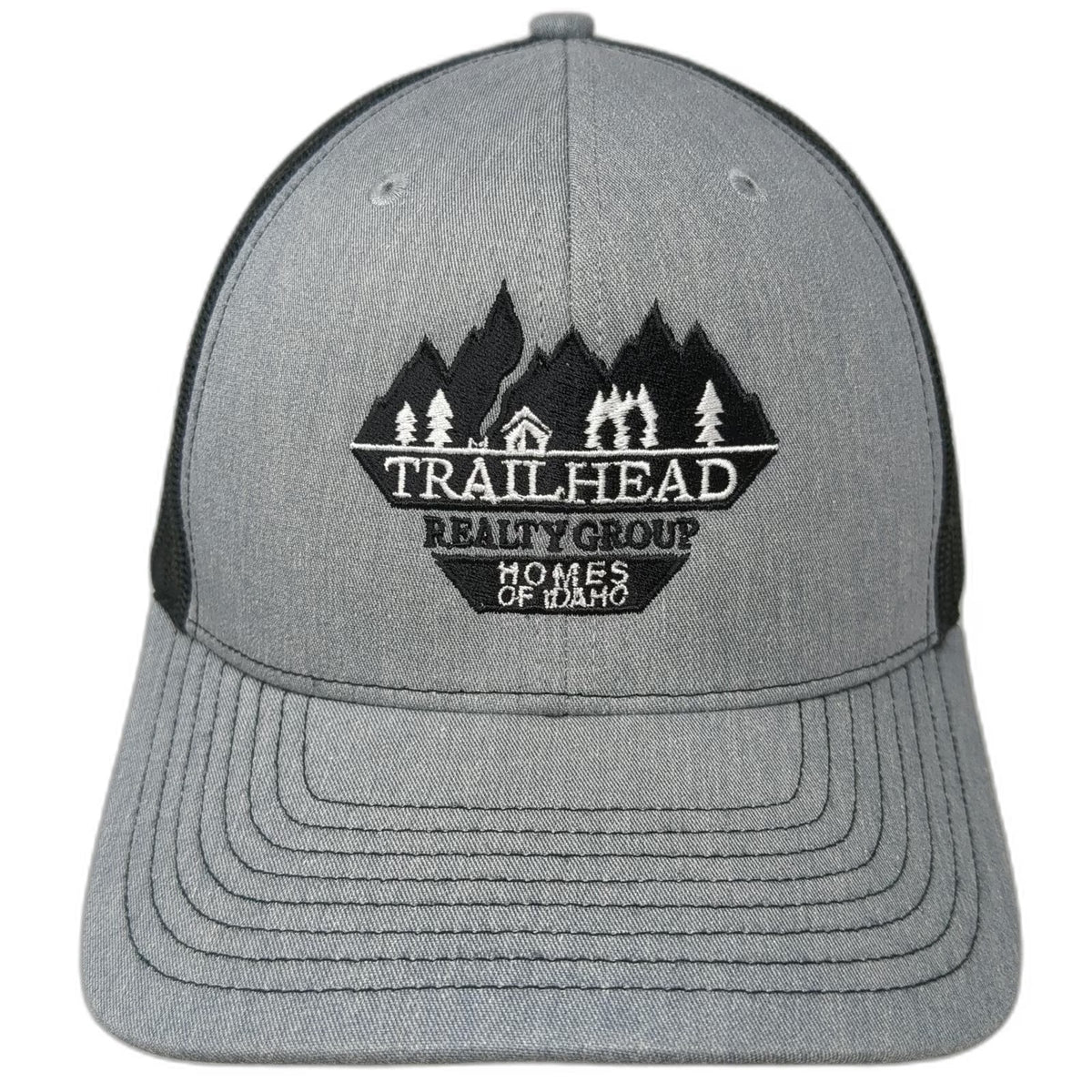 Richardson Trucker Hat Gray One Size Trailhead Realty Group Idaho Mountain