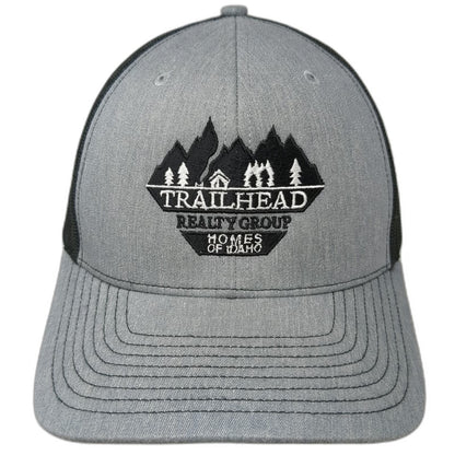 Richardson Trucker Hat Gray One Size Trailhead Realty Group Idaho Mountain
