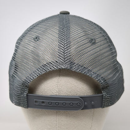 Zephyr Trucker Hat Gray One Size Bullards Bar Reservoir CA Wave Patch Snapback