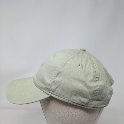 H&M Slideback Hat Green One Size Adjustable Vented Holes Cotton Blank