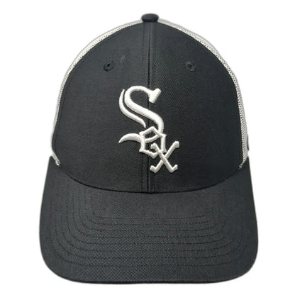 '47 Chicago White Sox MLB Trucker Hat Black One Size Mesh Snapback Embroidered