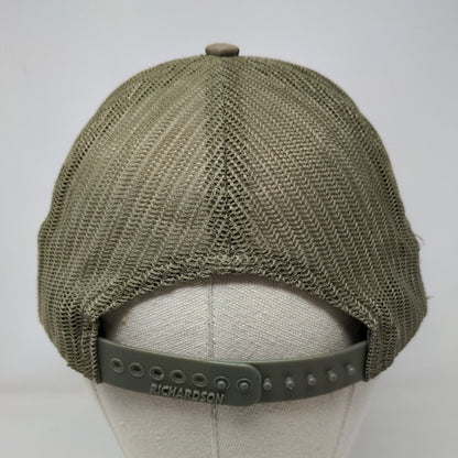 The Range Jimmy Primos Snapback Trucker Hat Camouflage OS Mesh Back Richardson