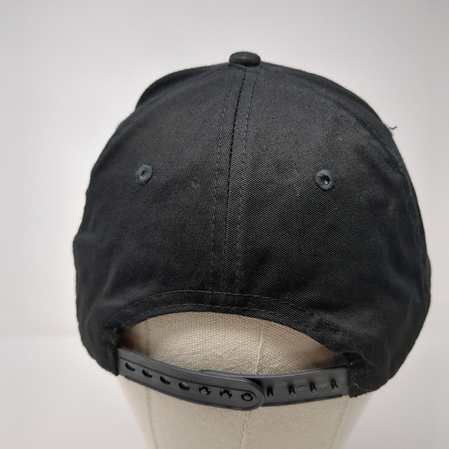 Life Surge Snapback Hat Black One Size Adjustable Embroidered 6 Panel