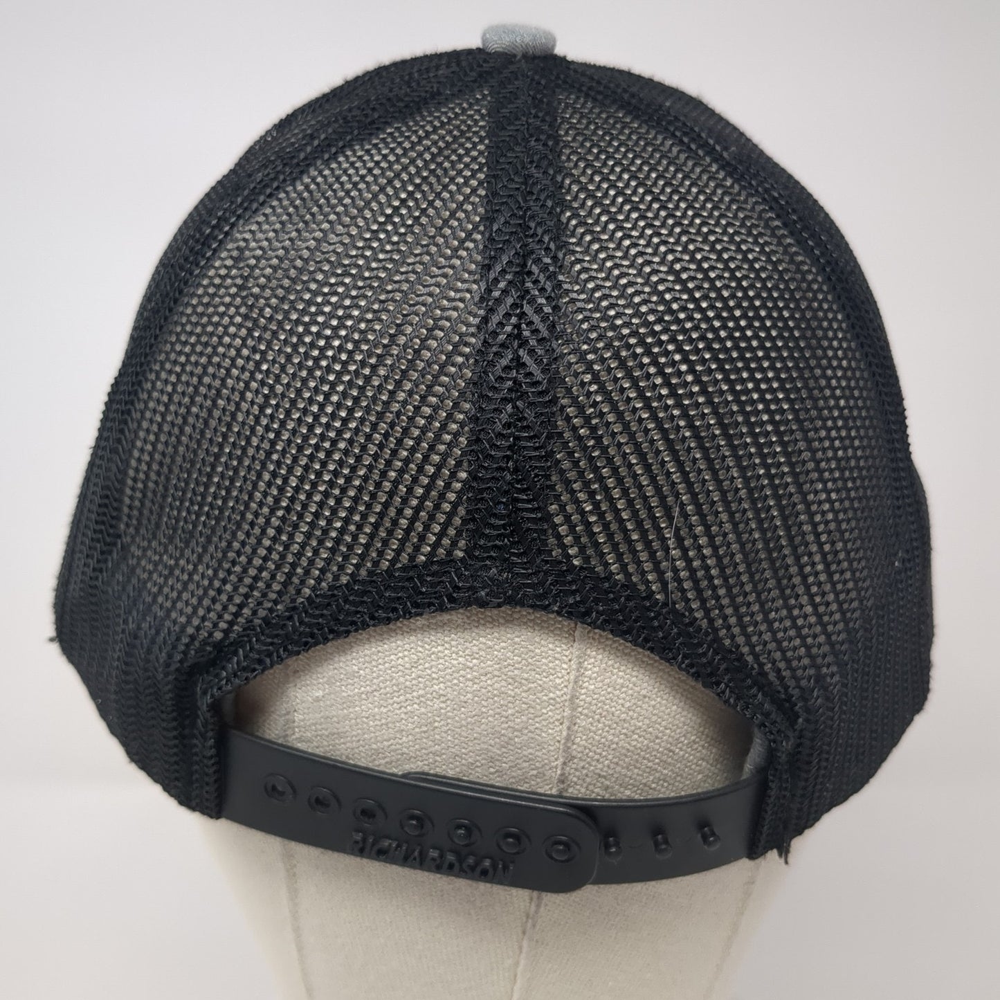 JST Manufacturing Snapback Trucker Hat Gray One Size Mesh Back 6 Panel