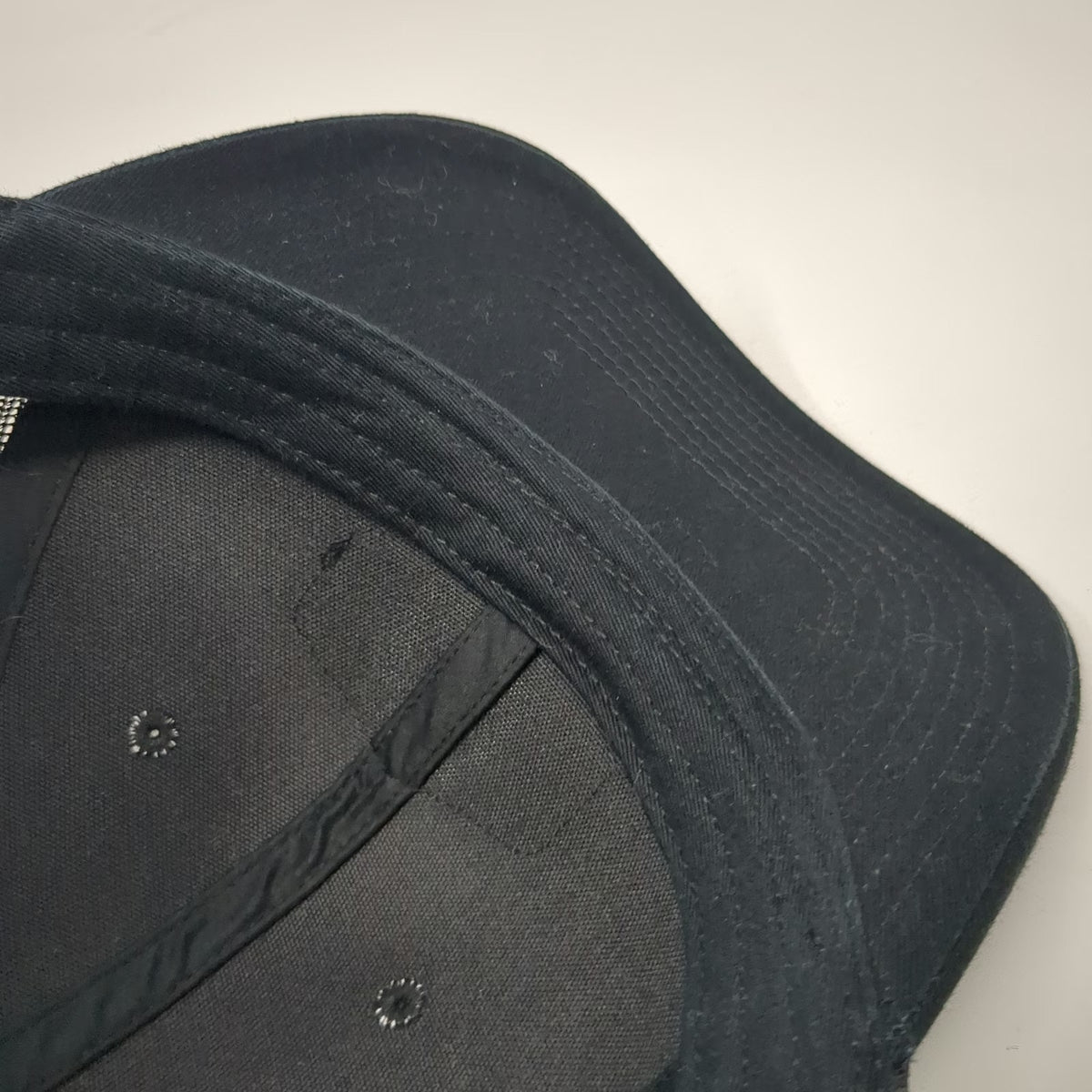 Port Authority Sheep Feet Trucker Hat Black One Size Mesh Back Snapback Patch
