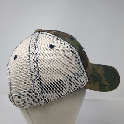 Dallas Cowboys NFL Green Camo Mesh Back Hat OSFM Strapback Star Logo Authentic