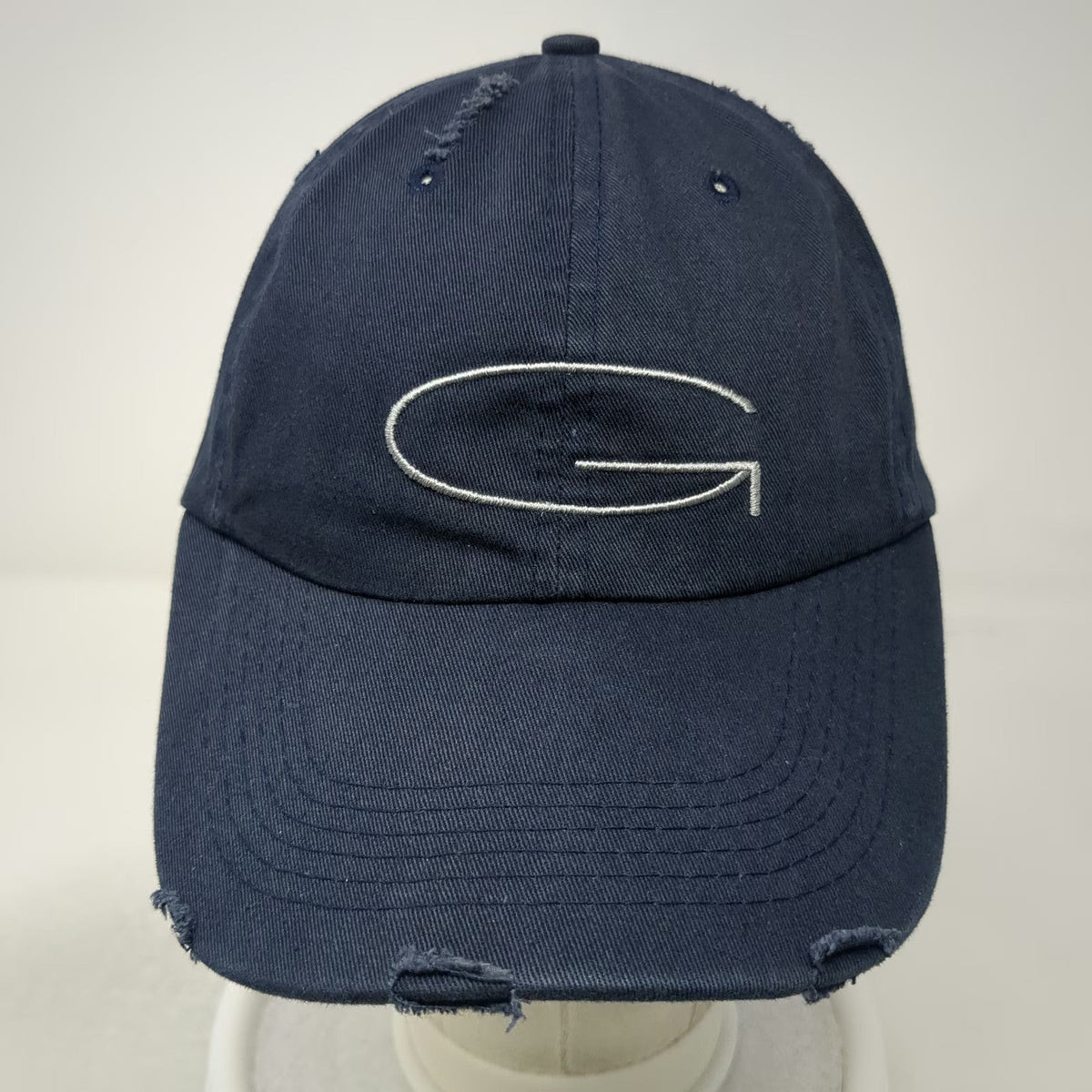 Gansevoort Baseball Cap Blue One Size Strapback Meatpacking NYC Embroidered Hat