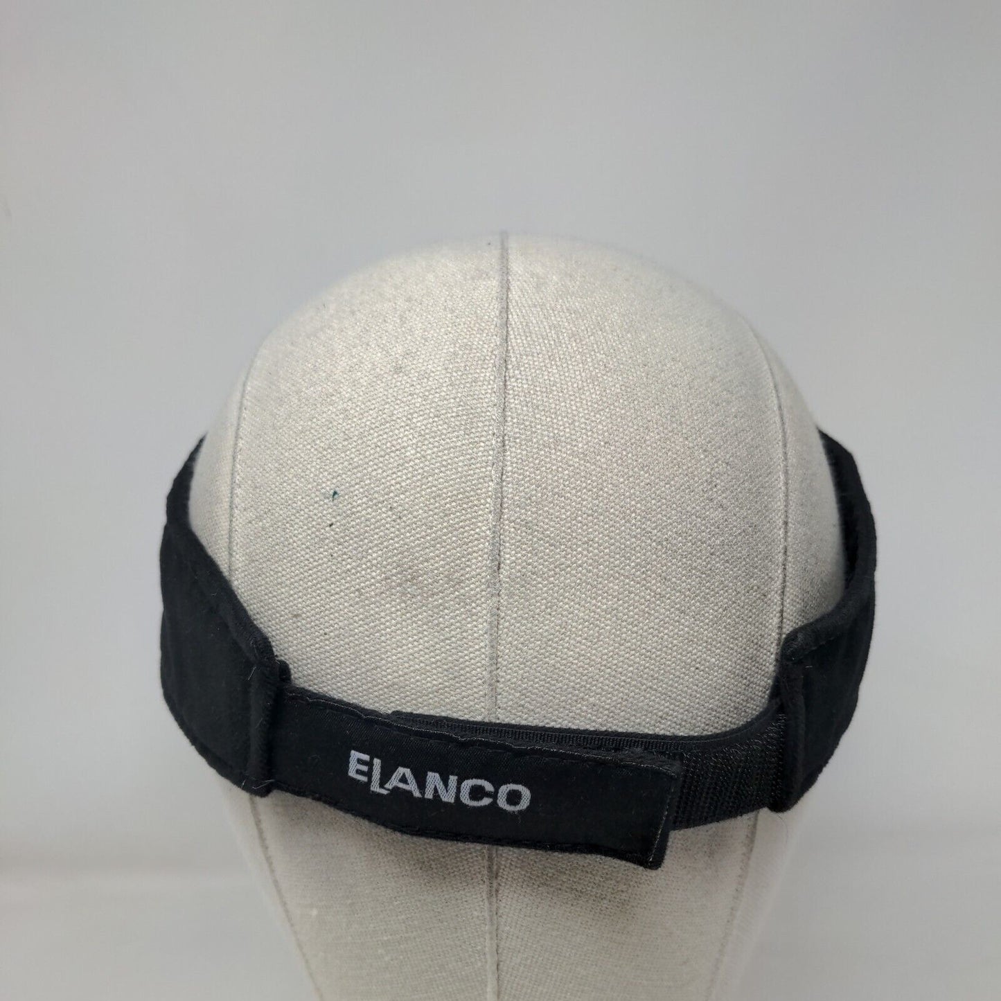 Elanco Strapback Visor Hat Multi OSFA Embroidered Colorblock Adjustable