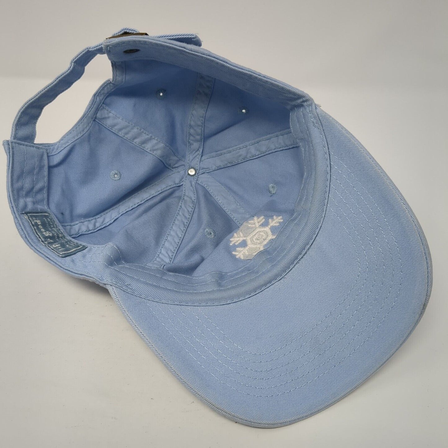 Snowflake Life Is Good Slideback Hat Blue One Size Adjustable 6 Panel