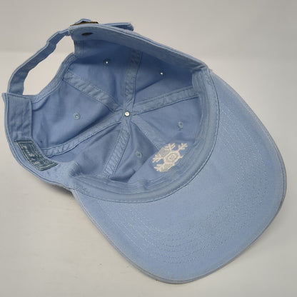 Snowflake Life Is Good Slideback Hat Blue One Size Adjustable 6 Panel