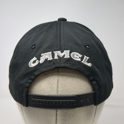 Snapback Black Hat Camel Logo Embroidered Back Graphic Tobacco Promo Vintage
