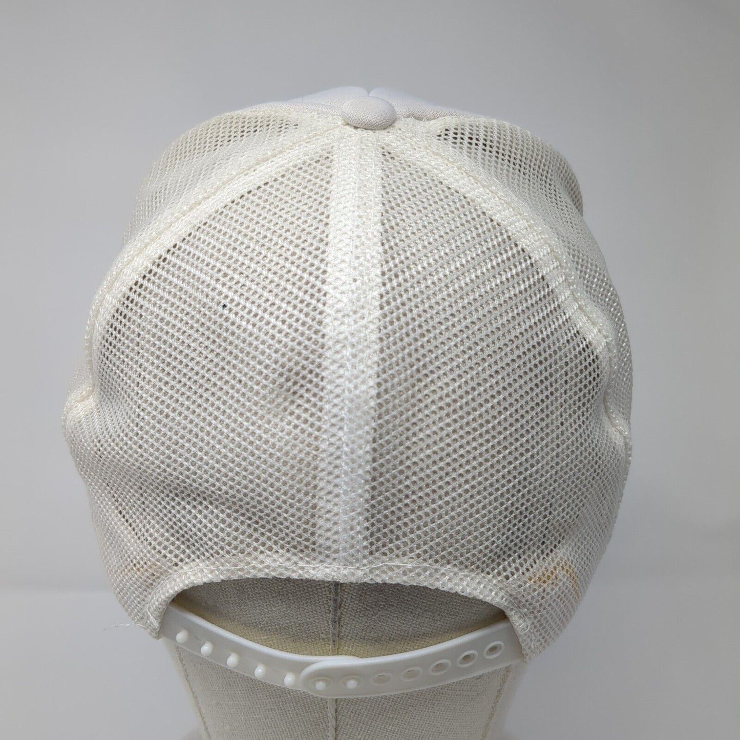 Sessler Metals Inc. Snapback Rope Trucker Hat White One Size Mesh Back