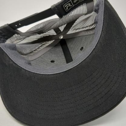 Richardson Trucker Hat Black One Size Mesh Snapback Hendrix Kerite Side Logo