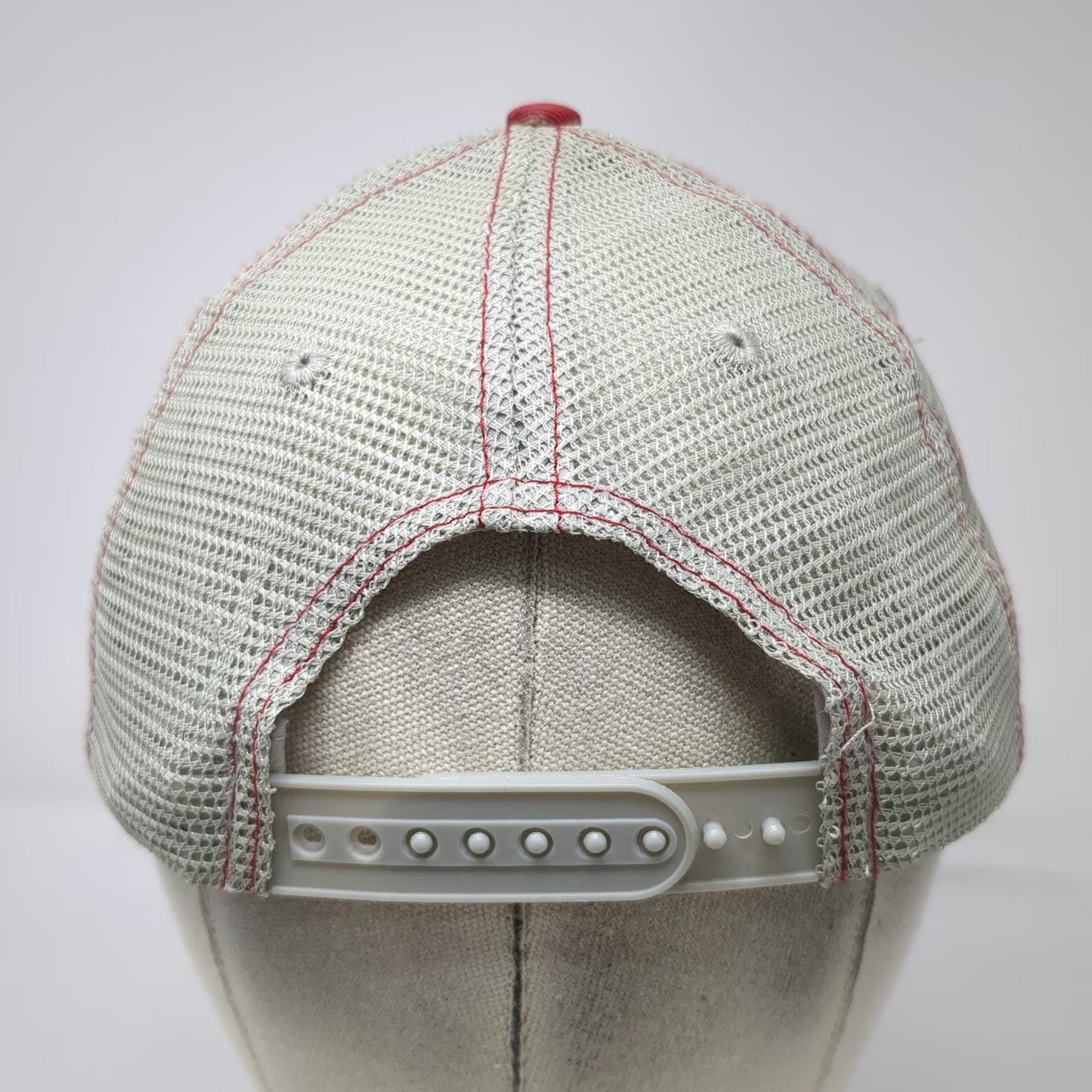Wendy's Trucker Hat Red One Size Mesh Snapback Dave Thomas Foundation Adoption