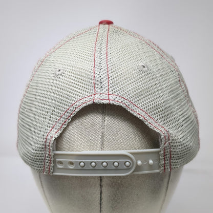 Wendy's Trucker Hat Red One Size Mesh Snapback Dave Thomas Foundation Adoption