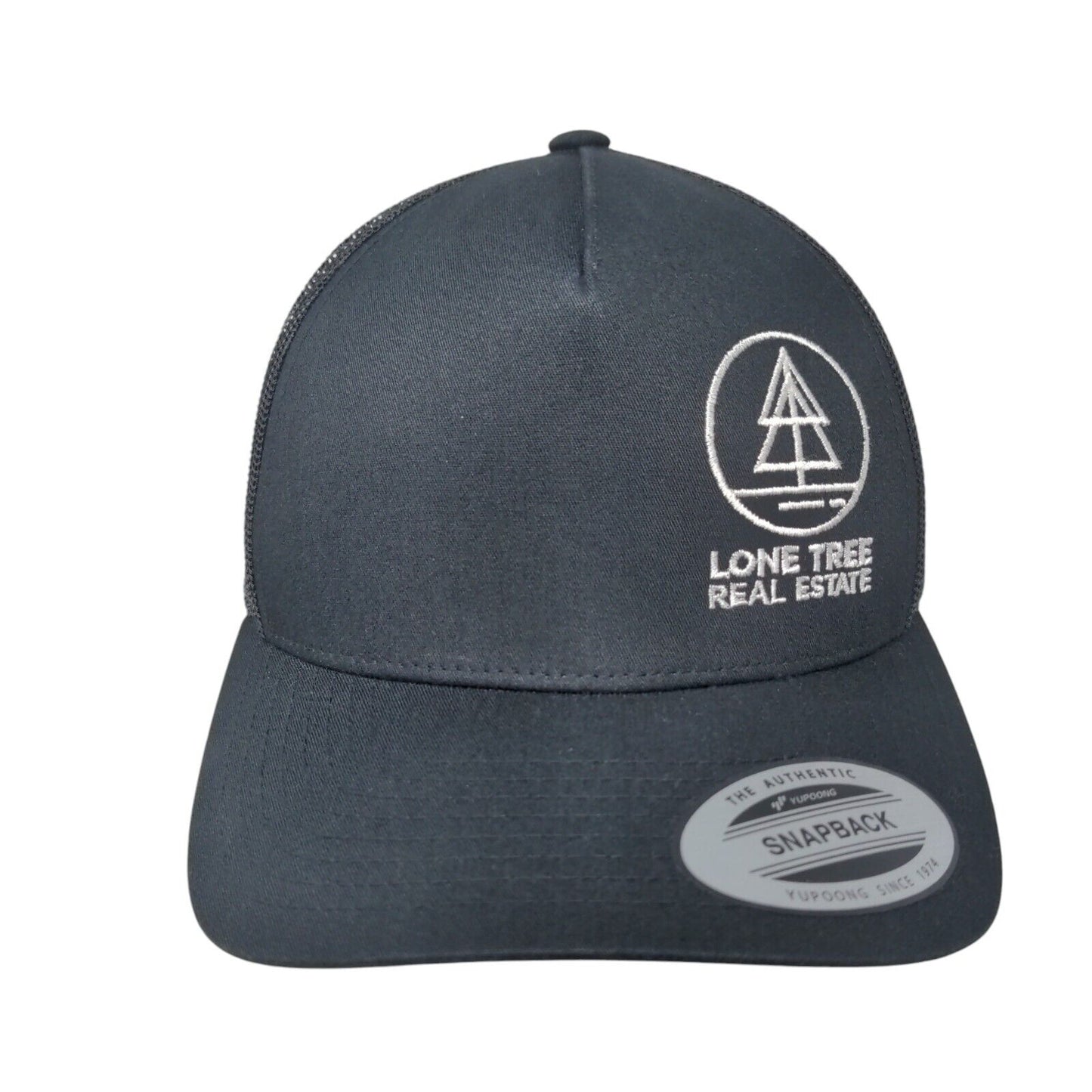 Lone Tree Real Estate Snapback Trucker Hat Black One Size The Classics Yupoong