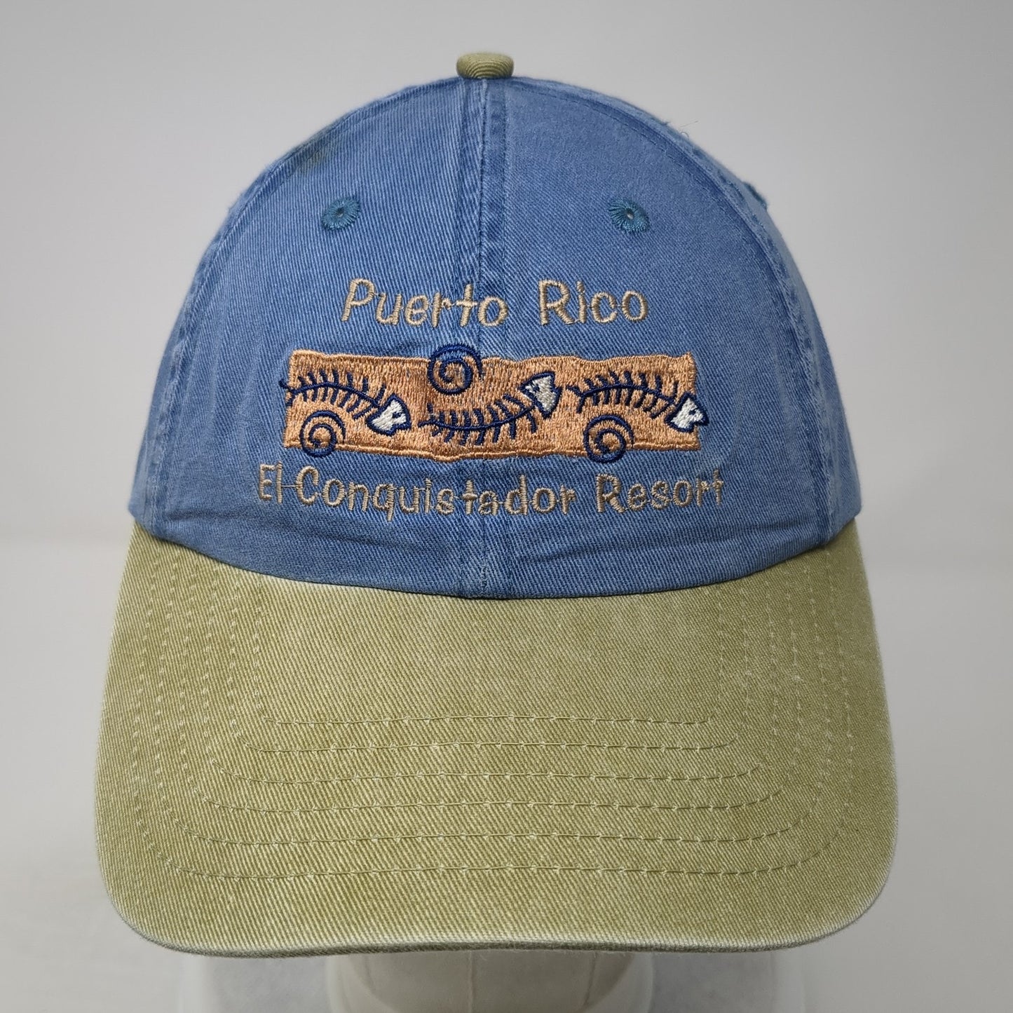 Puerto Rico El Conquistador Resort Baseball Cap Blue One Size Adjustable Royal