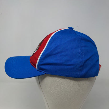 Super Mario Boy's Snapback Hat Blue Red Embroidered Logo Adjustable