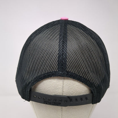 Mark 9:42 Snapback Trucker Hat Pink One Size Adjustable Mesh Back Richardson