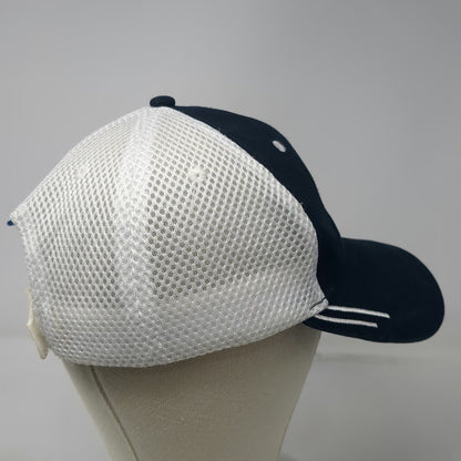 Cap America Titan Rentals Baseball Hat Blue One Size Mesh Back Strapback Stripes