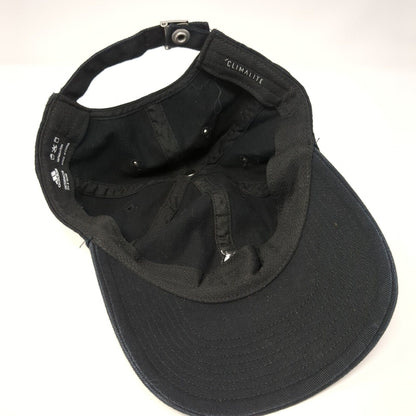 Adidas 3 Stripes Slideback Hat Black One Size Solid Climalite 6 Panel
