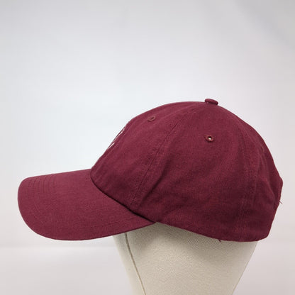 Flower Strapback Hat Red One Size Adjustable Embroidered Model R65 Richardson