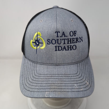 T.A. of Southern Idaho Snapback Trucker Hat Gray One Size Adjustable Richardson