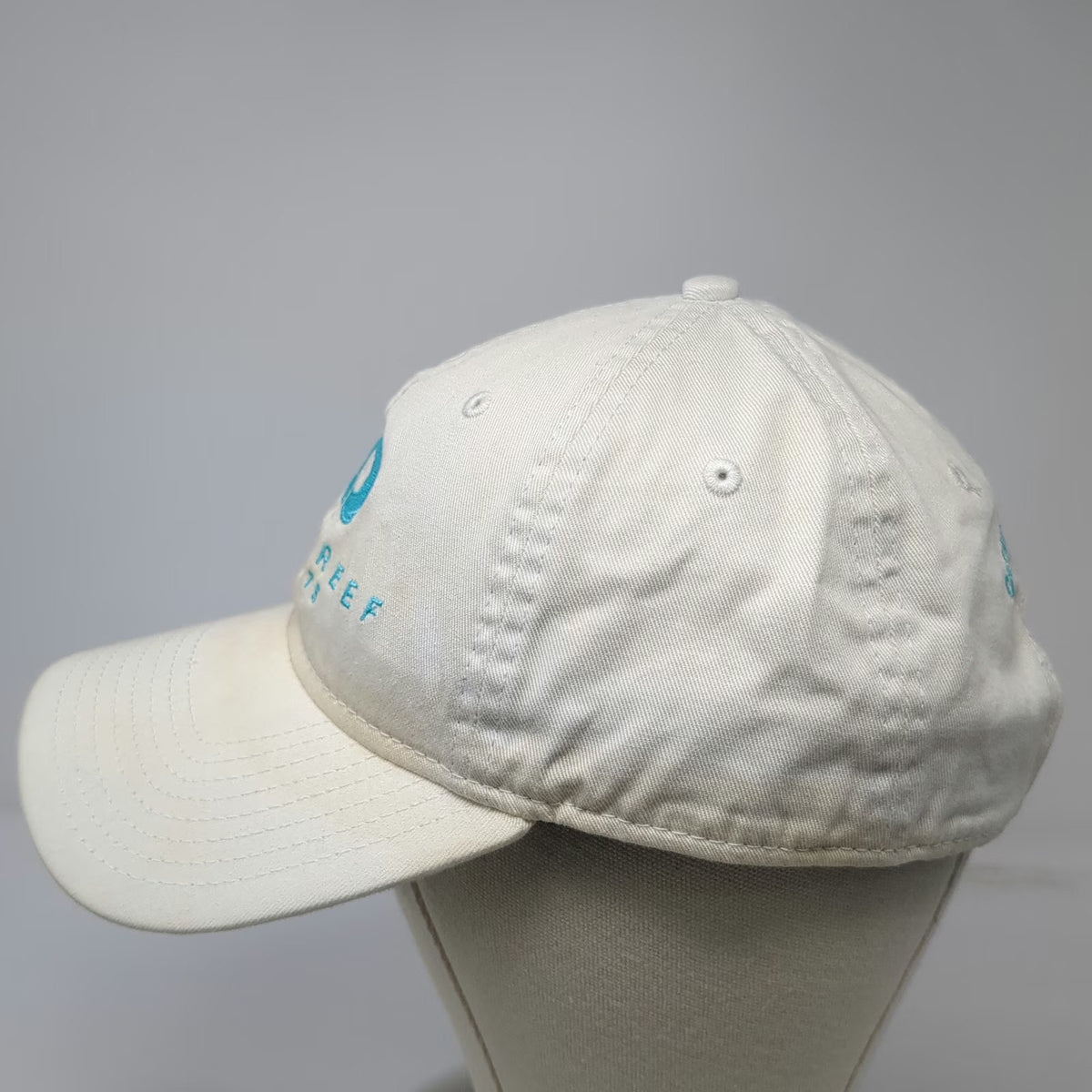 New Era Baseball Cap White One Size Outer Reef Yachts Slideback Embroidered Hat