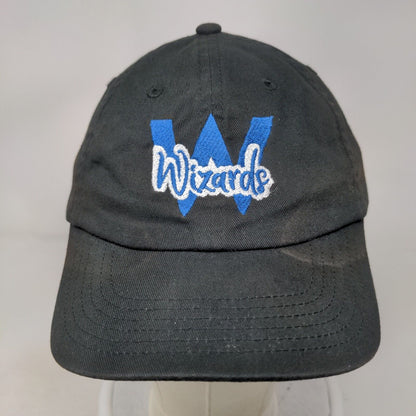 Washington Wizards Slideback Hat Black Embroidered Logo Adjustable Cotton NBA