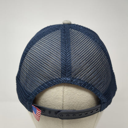 C-A-L Ranch Stores Snapback Trucker Hat Multi OS Adjustable Patriotic Mesh Back