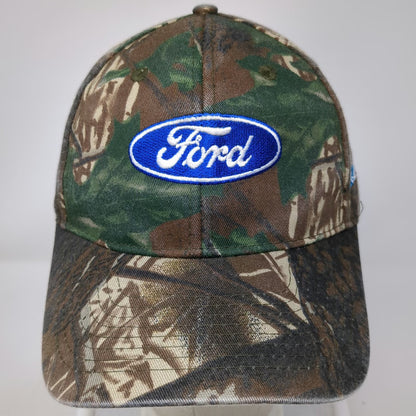 Nissin Baseball Cap Green One Size Camo Ford Lithia Ford Dealer Logo Truck Hat
