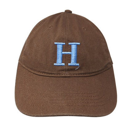 H Slideback Baseball Cap Brown One Size Adjustable Embroidered Divided by H&M
