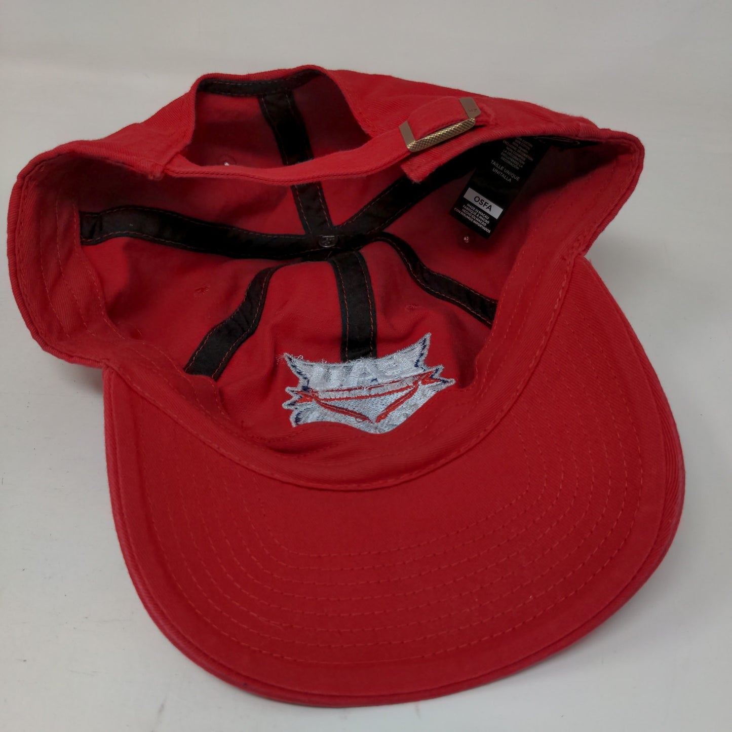 Florida Atlantic Owls Slideback Hat Red OSFA Embroidered Logo '47 Brand NCAA