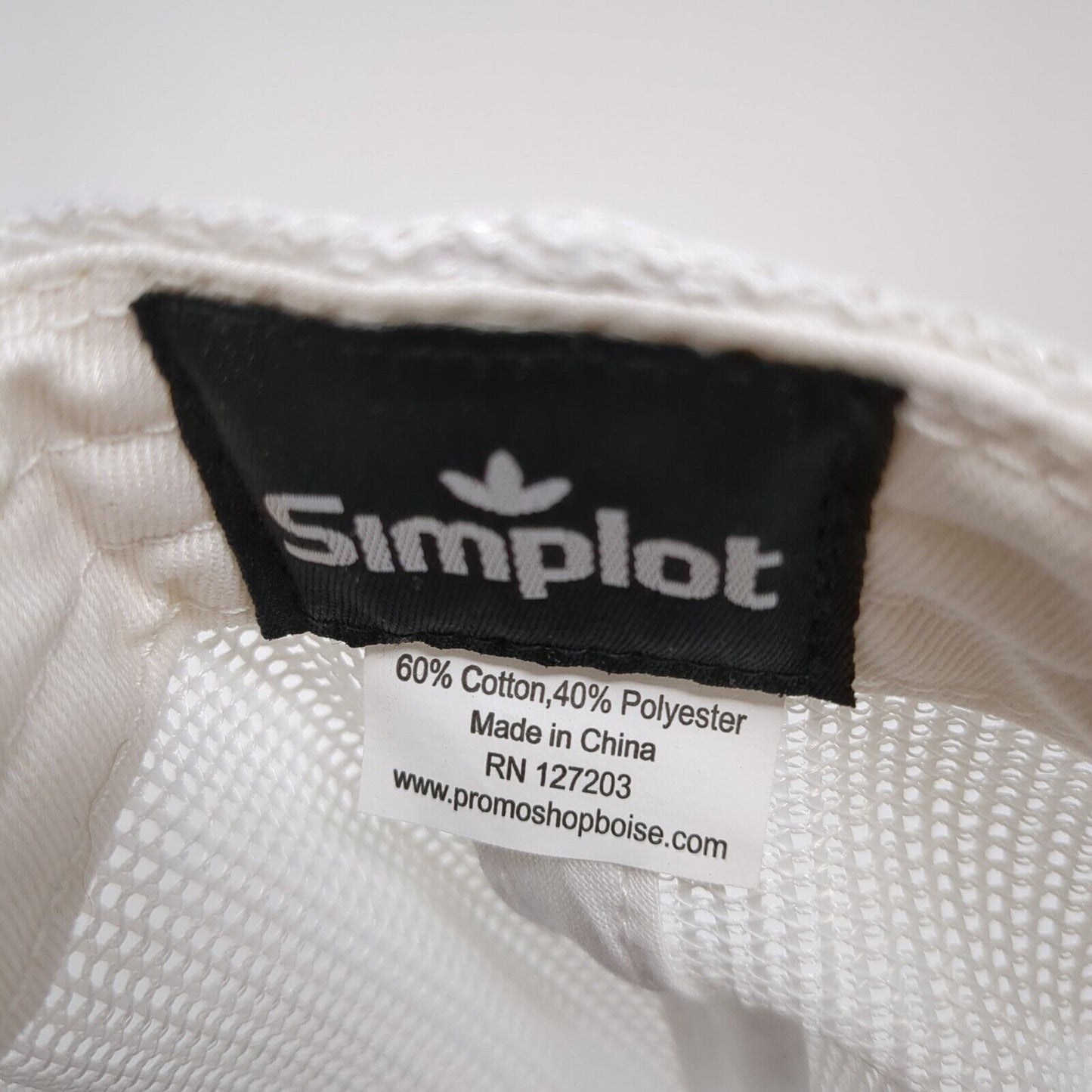 Simplot Gadwear Solutions Snapback Trucker Hat Gray OS Adjustable Mesh Back