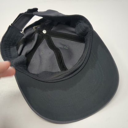 Nike Baseball Cap Gray One Size Strapback Embroidered Swoosh Logo Hat Polyester