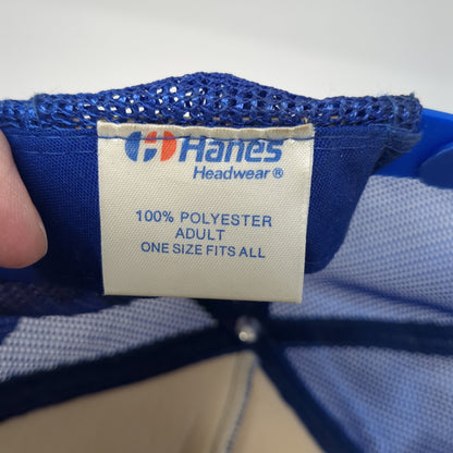 Hetherington Electric Snapback Trucker Hat Blue One Size Mesh Back