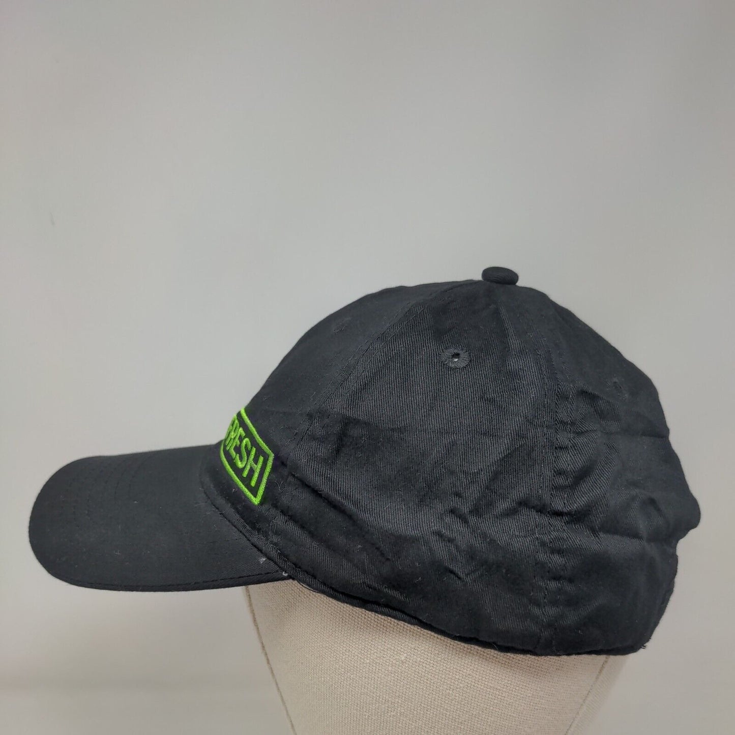 Fresh Subway Strapback Hat Black One Size Embroidered Employee Uniform