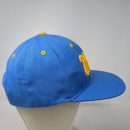 Zephyr UCLA Bruins NCAA Snapback Hat Blue Yellow One Size Script Logo Flat Brim