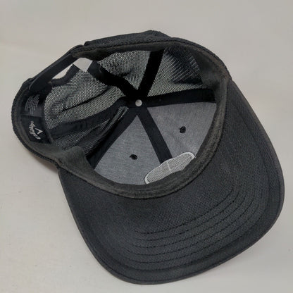 Callaway Snapback Mesh Back Trucker Hat Black One Size Adjustable