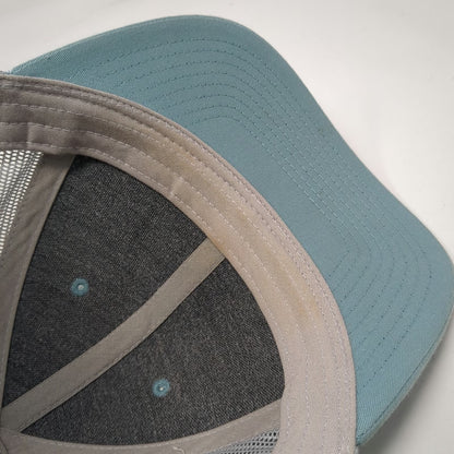 Richardson Trucker Hat Blue S Sonora Brewing Co Leather Patch Mesh Snapback
