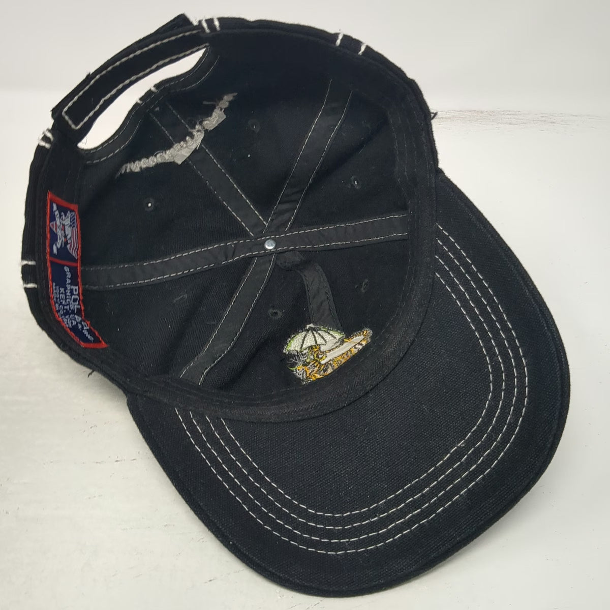 Polar Graphics Baseball Cap Black One Size Lil Sambos Tiger Lincoln City Oregon