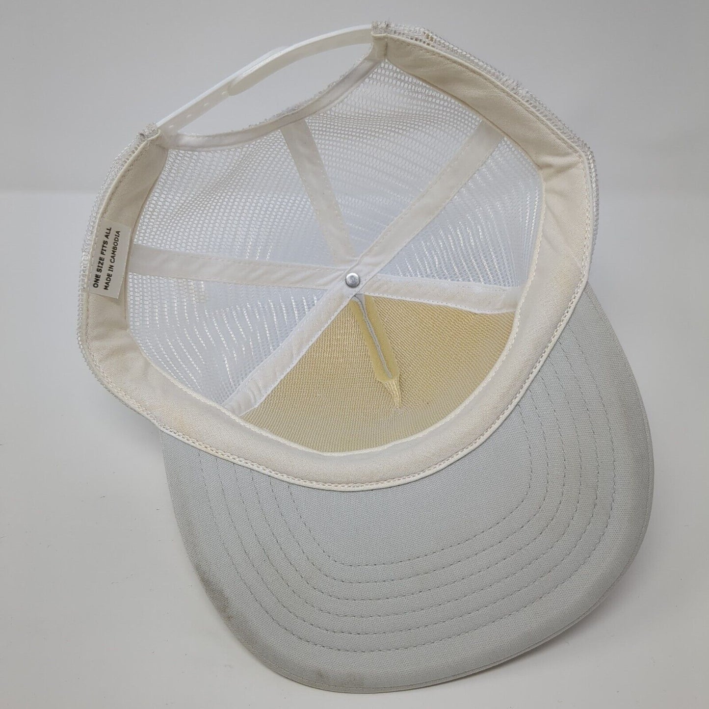 Diesel Life Snapback Trucker Hat Gray One Size Adjustable Mesh Back 6 Panel