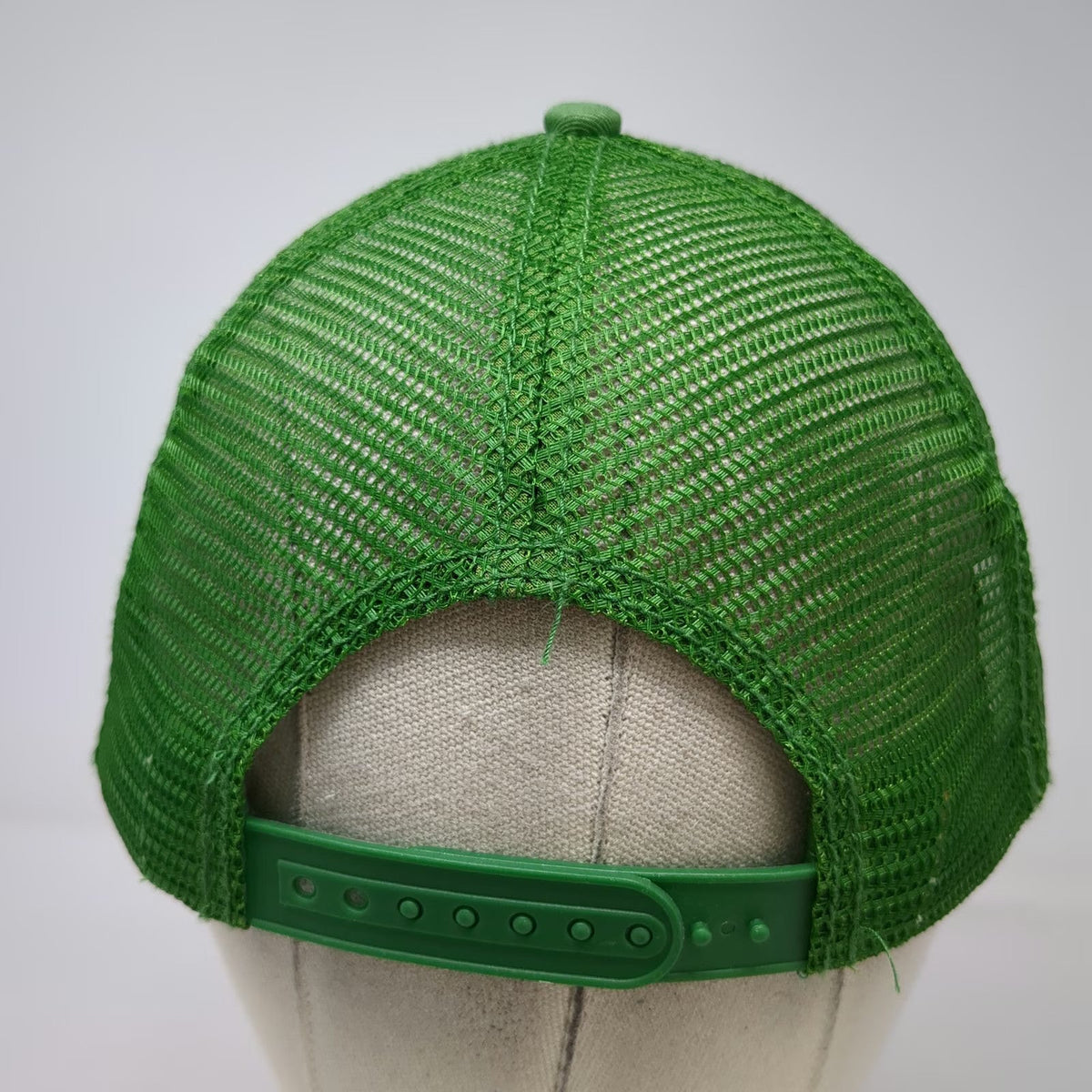 John Deere Trucker Hat Green One Size Mesh Snapback Agriculture Farm Logo Hat