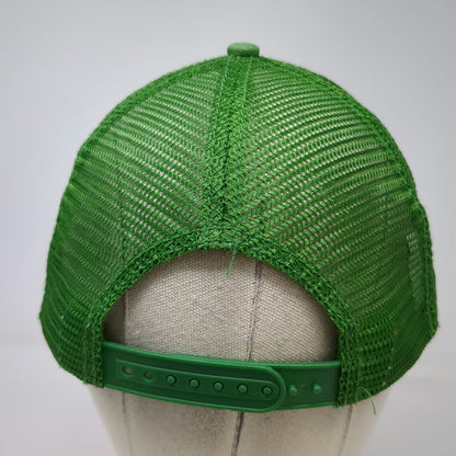 John Deere Trucker Hat Green One Size Mesh Snapback Agriculture Farm Logo Hat