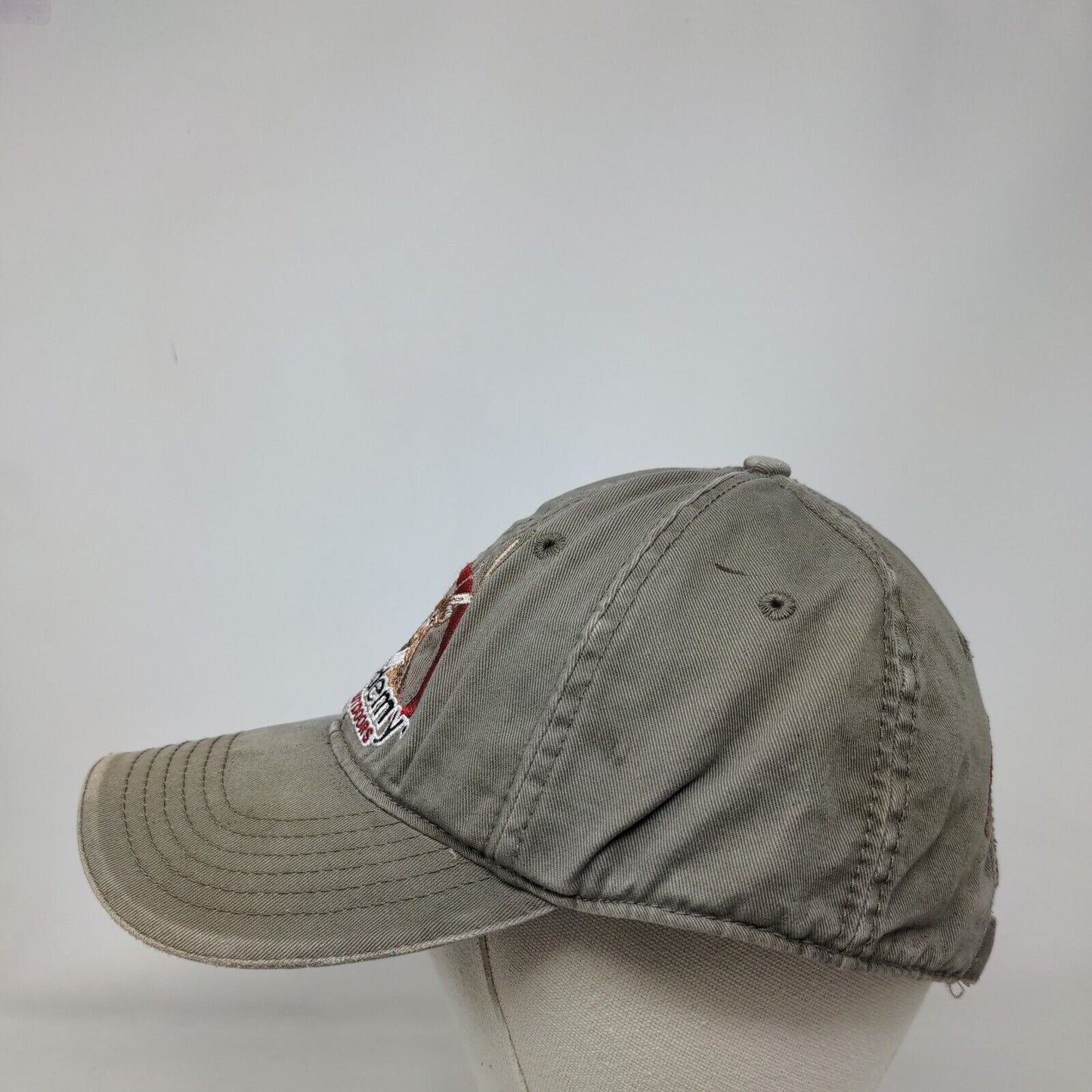 Academy Sports + Outdoors Deer Strapback Hat Brown One Size Embroidered