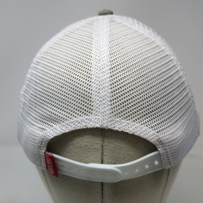 Wild West Trucker Hat Gray One Size Grand Teton National Park Mesh Snapback Cap