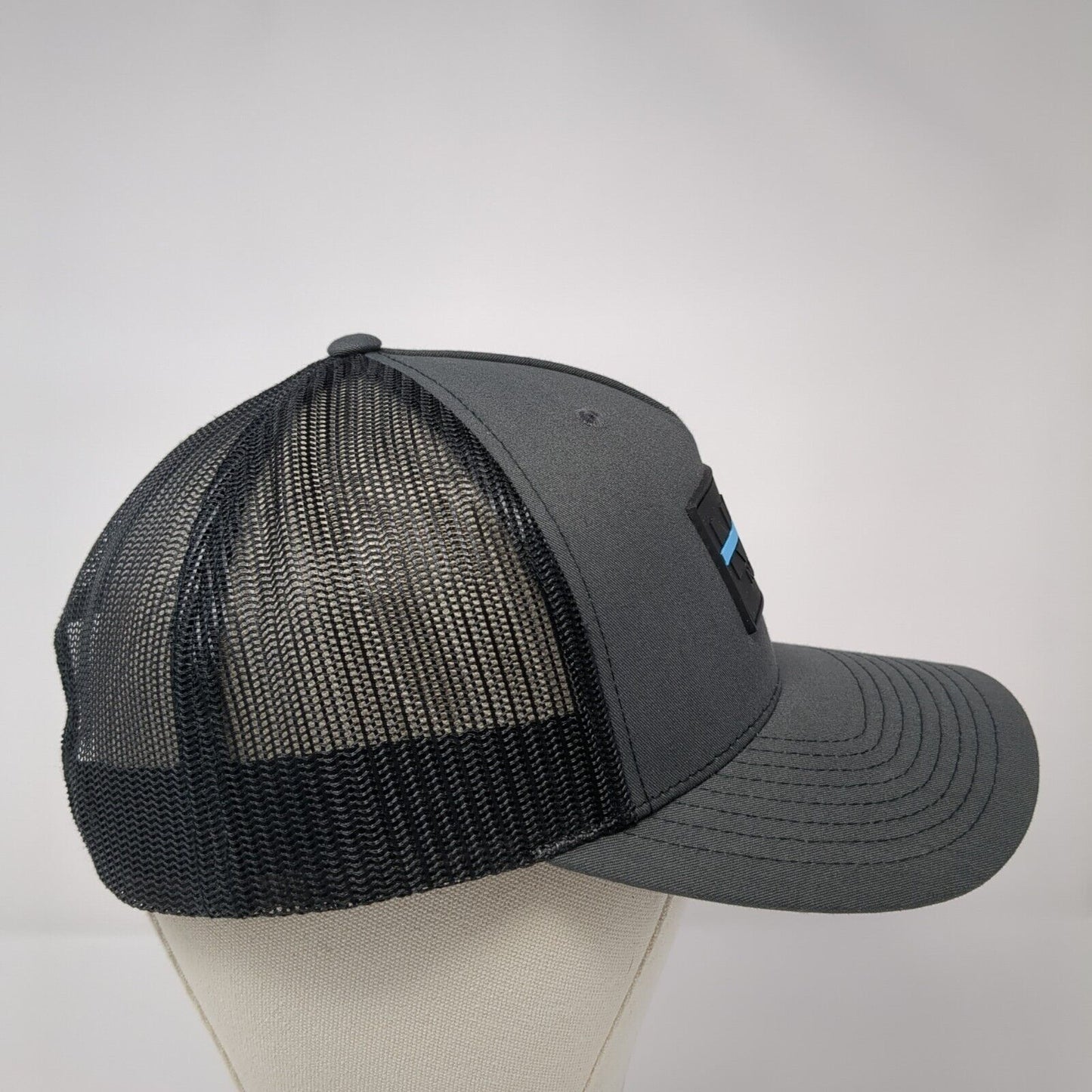 N2G Nutrition 2 Go Snapback Trucker Hat Gray OS Adjustable Mesh Back Richardson