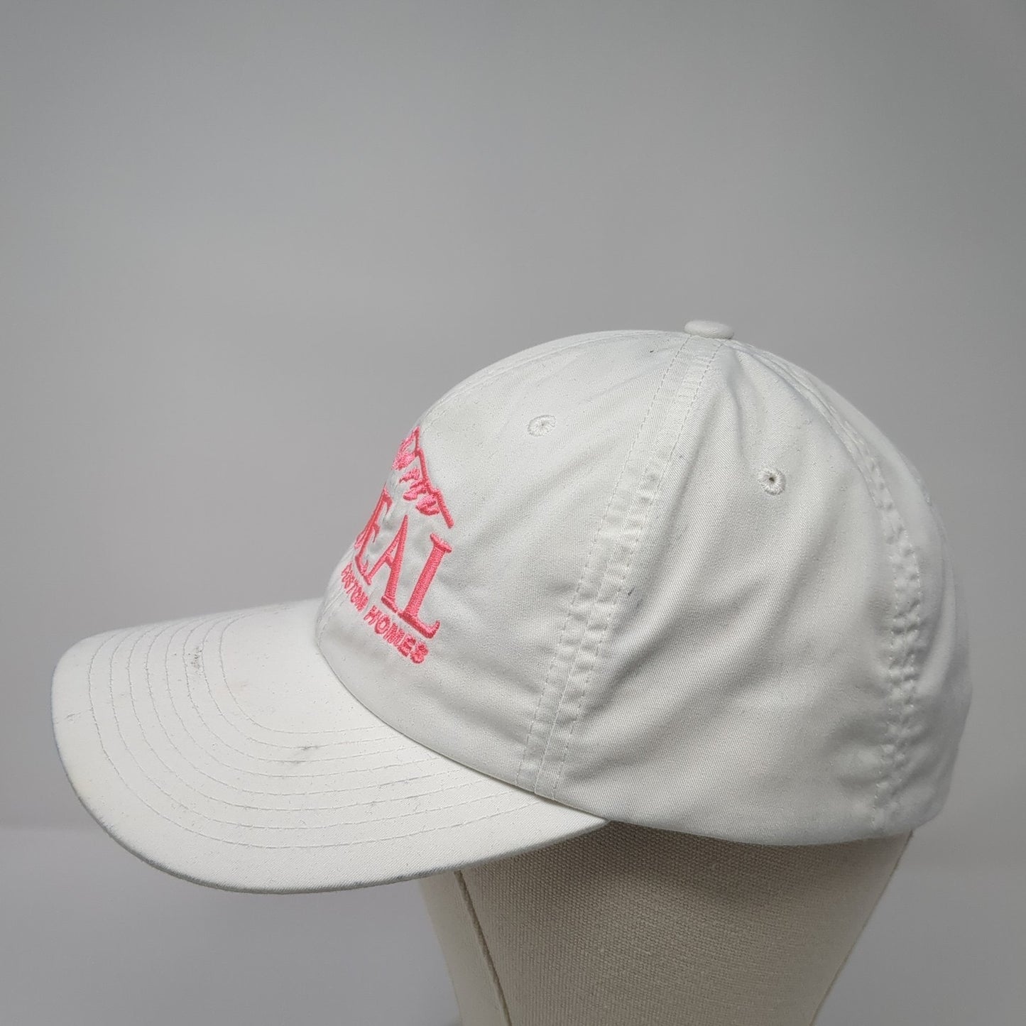 Ideal Custom Homes Baseball Cap White One Size Adjustable Embroidered Richardson
