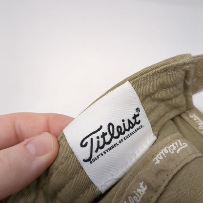 Titleist Strapback Cadet Army Cap Tan One Size Adjustable Embroidered Cotton