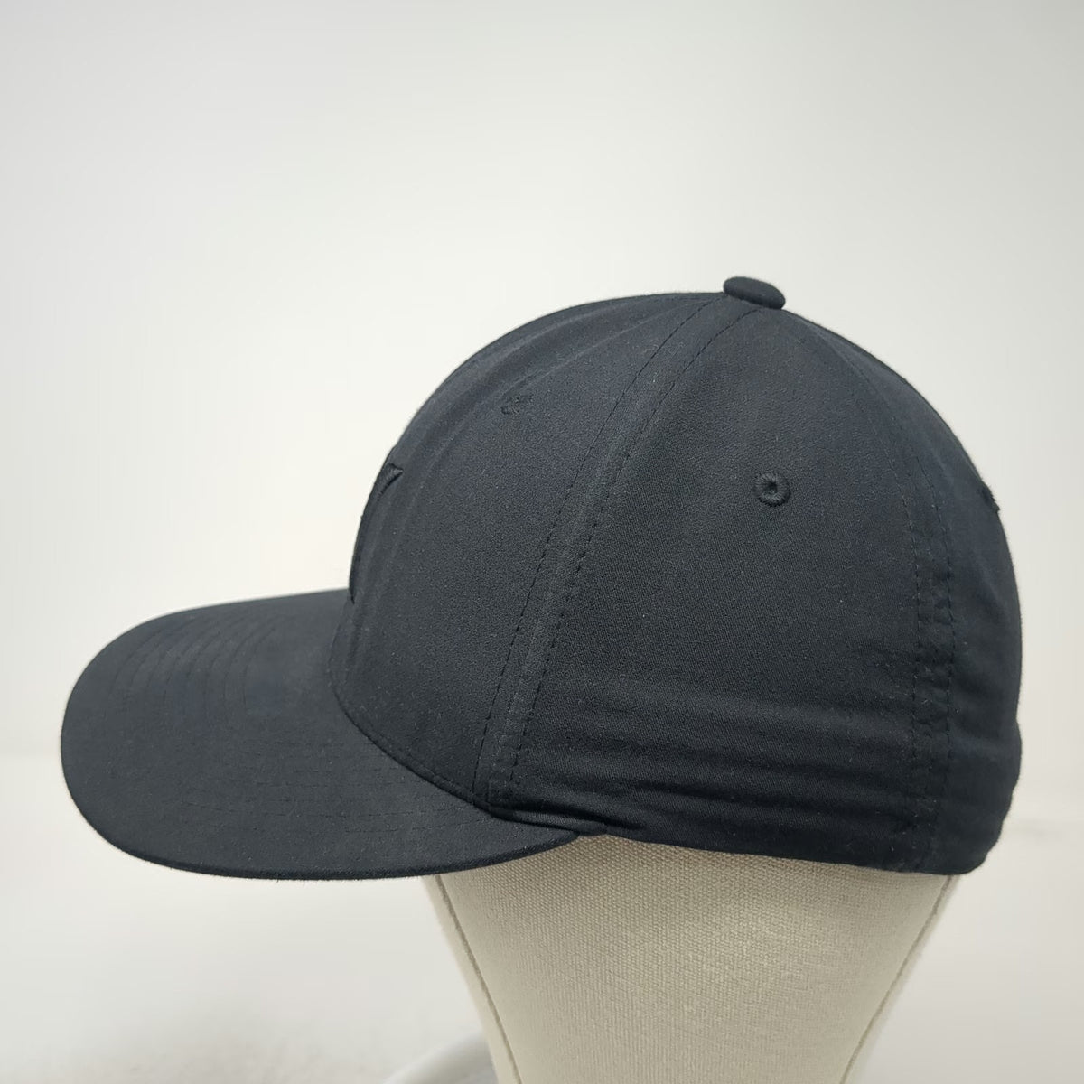 Hurley Baseball Cap Black M Flexfit Dri-FIT Buckle Exclusive Stretch Hat